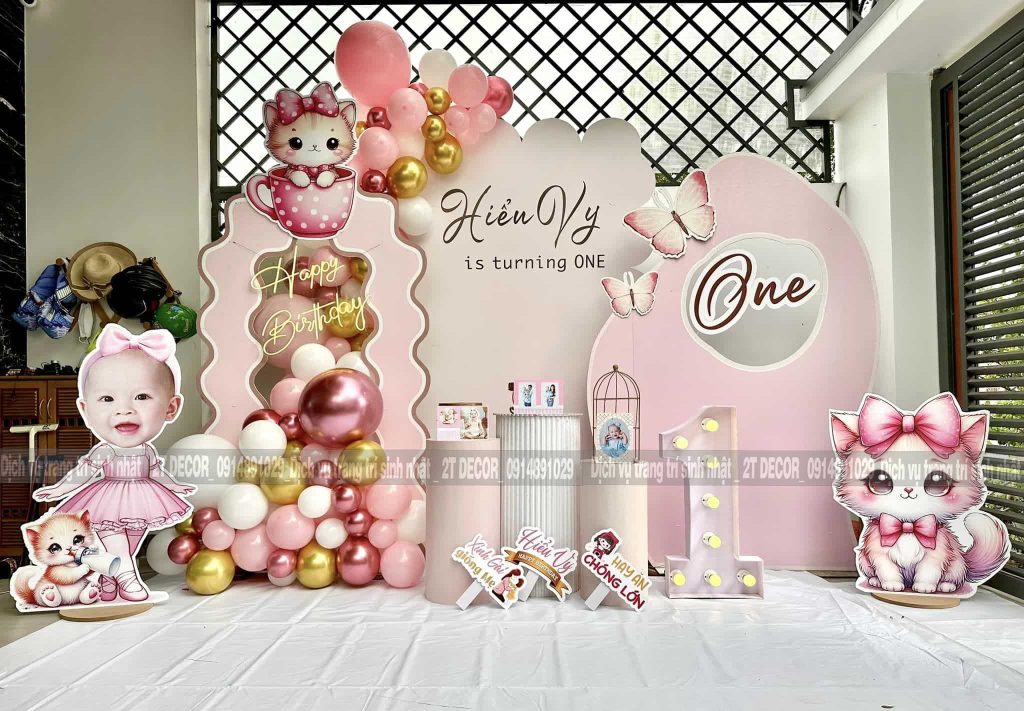 Trang Trí Sinh Nhật Tuổi Mèo Độc Đáo 2T-272 Trang Trí Sinh Nhật Tuổi Mèo Độc Đáo 2T-272