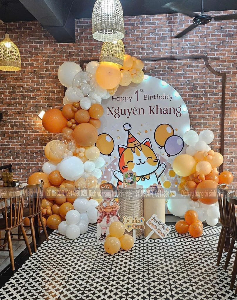 Trang Trí Sinh Nhật Tuổi Mèo Độc Đáo 2T-289 Trang Trí Sinh Nhật Tuổi Mèo Độc Đáo 2T-289